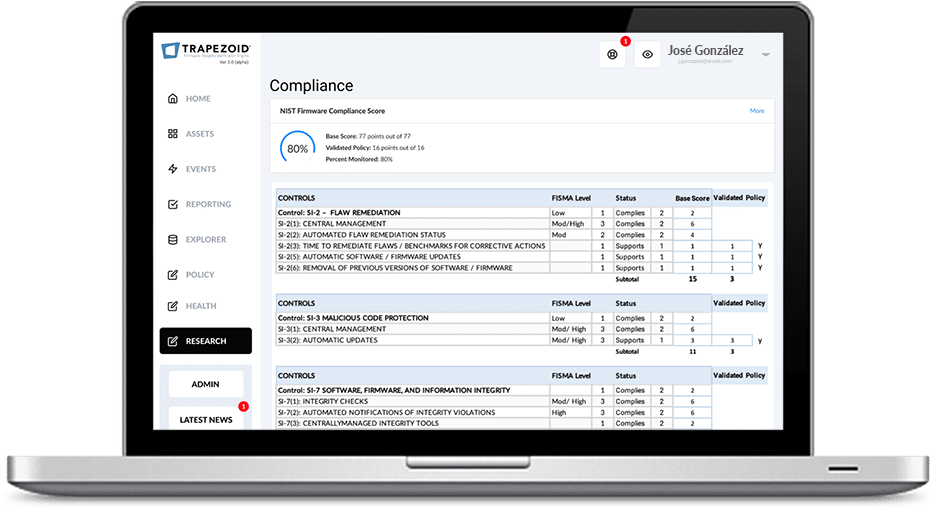 Show_Firmware_compliance__report